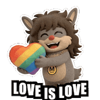 Love Is Love Rainbow Sticker