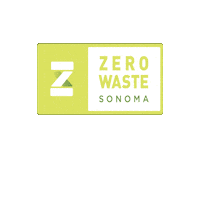 Zerowaste Sonoma Sticker by zws
