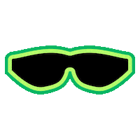 Glasses Flare Sticker by Manon Louart