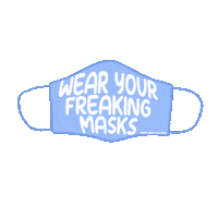 simplybessy mask masks wear your mask simplybessy Sticker