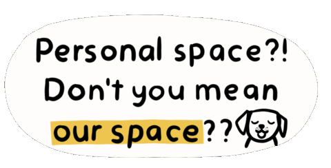 Dog Space Sticker