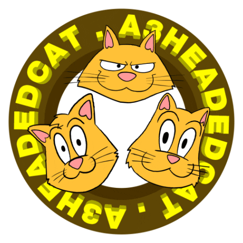 a3hc Sticker by a3headedcat