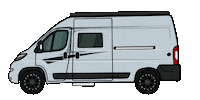 Van Camping Sticker by The Upcycling Camper