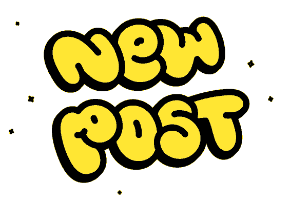 New Post Moiregradient Sticker by Miriam Ganser