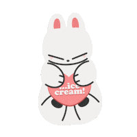 astralisortus bunny rabbit stray kids skz Sticker