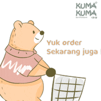 Cartoon Bear Sticker by Kuma Kuma