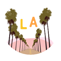 Los Angeles Blog Sticker by Love and Loathing Los Angeles