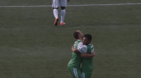 andres flores hug GIF by New York Cosmos