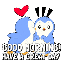 Good Morning Love Sticker by Pudgy Penguins