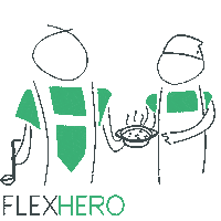 Hero Helfen Sticker by FlexHero