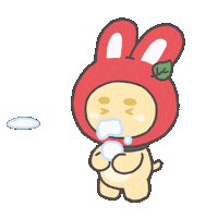 Lee Jinki Snowball Fight Sticker