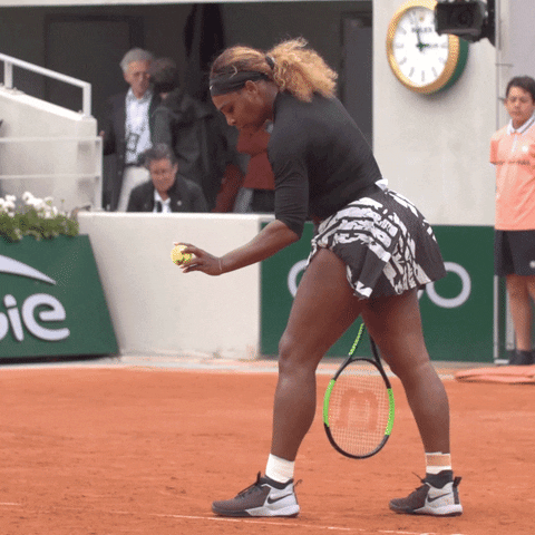 Serena Williams Sport GIF by Roland-Garros