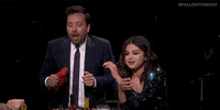 fallontonight jimmy fallon selena gomez fallontonight tonight show GIF