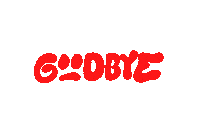 Swipe Goodbye Sticker by Gummy Industries
