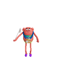 Gold Medal Happy Dance Sticker