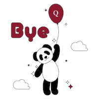 Happy Panda Bear Sticker by Qeelin Jewellery