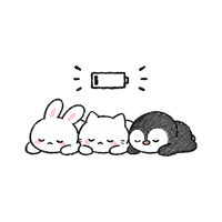 Tired Good Night Sticker by tururi