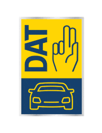 DATGmbH crash kfz unfall wirsinddat Sticker