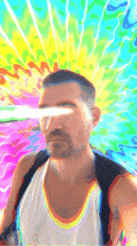Acid Trip Wow GIF by Marcel Katz / The Art Plug