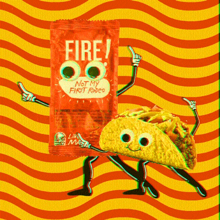Celebrate Hot Sauce GIF by Taco Bell