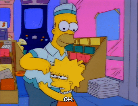 Season 3 Hug GIF by The Simpsons