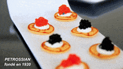 petrossian party celebrate flower restaurant GIF