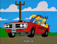 homer simpson fighting GIF