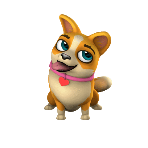 Dog 3D Sticker by Tactile Games