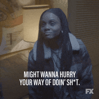 Hurry Get A Move On GIF by Snowfall