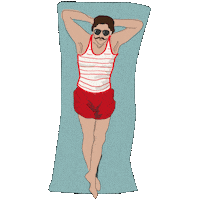 Out Of Office Summer Sticker