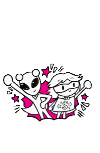 Superpowers Supersankari Sticker by Otavankirjat