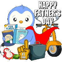 Fathers Day Penguin Sticker by Pudgy Penguins