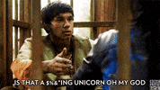 dirk gently unicorn GIF by BBC America