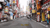 robot street GIF