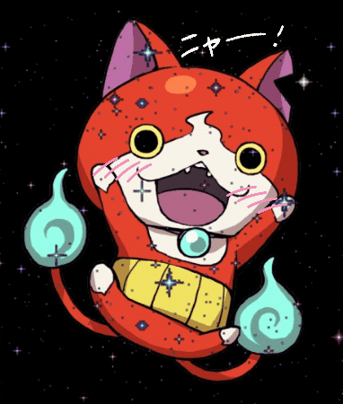 a3ngelbunny giphygifmaker giphyattribution cringe yokai watch GIF