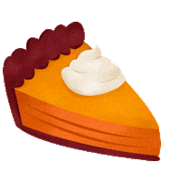 Pumpkin Pie Eating Sticker by Cake Together