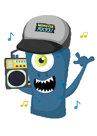 Listen On Air Sticker by Monster RX93.1
