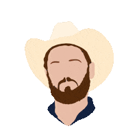 illustratingiris netflix design queer cowboy Sticker