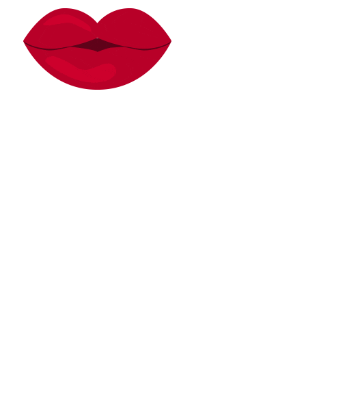 red lips kiss Sticker by Jamalouki