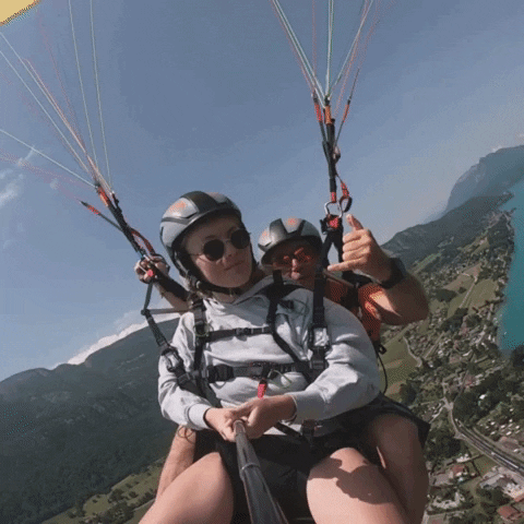 Flyeoparapente giphygifmaker yay paragliding parapente GIF