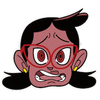 Mad Funny Face Sticker by Gashhuds