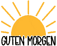 Lettering Guten Morgen Sticker