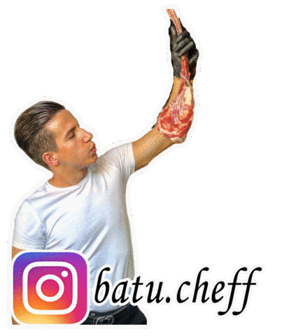 batuchef food chef meat steak Sticker