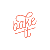 Baker Baking Sticker by Bake it by Giovannellis