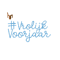 Voorjaar Sticker by Houtmoed | Maaike
