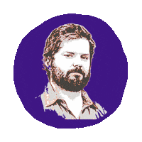 Gabriel Boric Rainbow Sticker by RainToMe