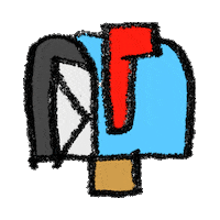 Emoji Mail Sticker by Adam J. Kurtz