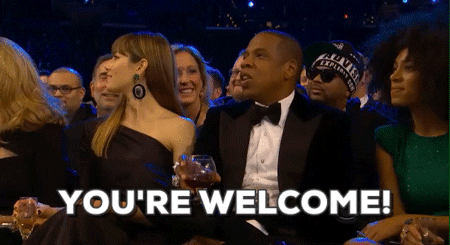 jay z youre welcome GIF