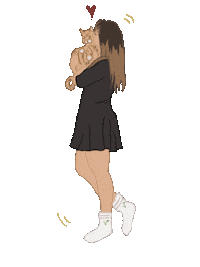 Cat Girl Sticker