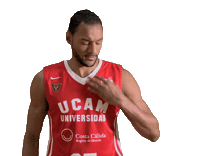 baloncesto rojas Sticker by UCAM Universidad